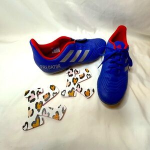 Adidas Kids Predator Soccer Shoes - Blue and Red 19.4 FXG Jr.